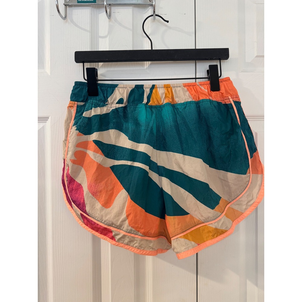 FP Movement The Way Home Shorts Womens Medium Abstract Tropical Print Running. - Picture 3 of 10